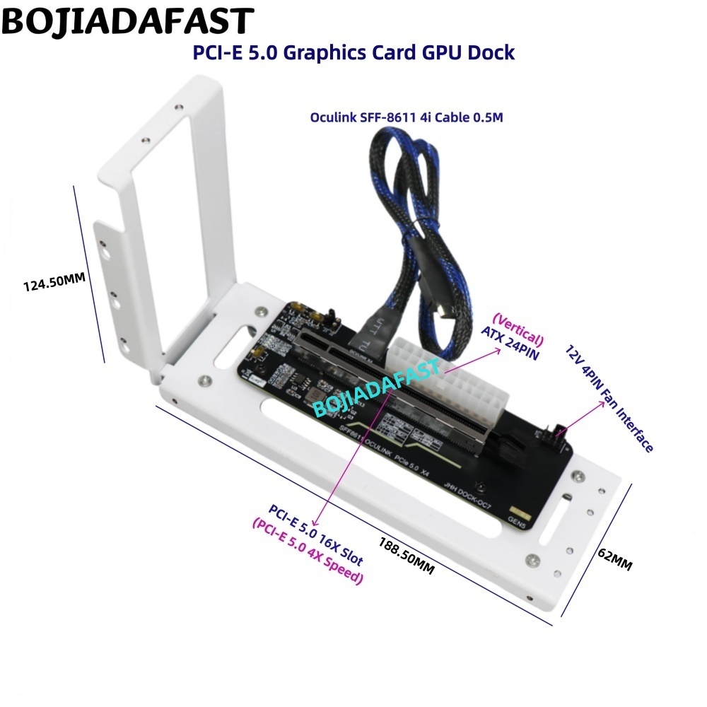 PCI-E 5.0 X4 OCuLink внешняя в – обзор и цена Oculink Egpu Dock Graphics Card